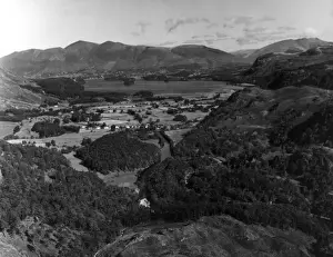 Lake District Panorama Drucke: England / Borrowdale