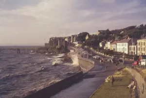 Somerset Coastline Drucke: England / Clevedon