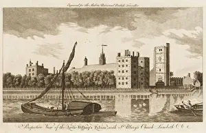 Schloss Drucke: England / London / Palast von Lambeth