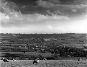 Village Scenes In England Drucke: England / Long Compton