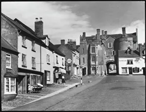 Shropshire Drucke: England / Ludlow 1950er Jahre