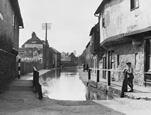 Historical Village Scenes Drucke: England / Ospinge