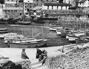 Cornwall Harbour Drucke: England / Polperro