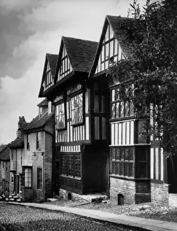 Tudor Style Buildings UK Drucke: England / Rye 1939