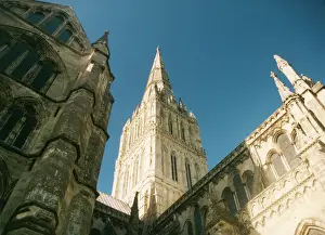 Salisbury Cathedral England Drucke: England / Salisbury