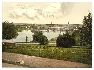 Drucke von Enniskillen ist ein Ort in der Grafschaft Fermanagh im Irland, wo sich zwischen etwa 1890 und etwa 1900 befand Fermanagh Drucke: Enniskillen ist ein Ort in der Grafschaft Fermanagh im Norden von Irland