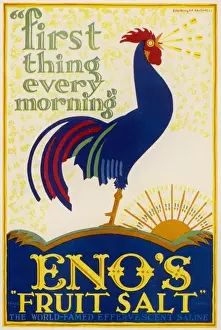 19th Century Medicine Drucke: Enos Cockerel