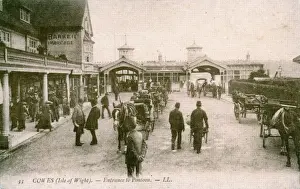 Isle Of Wight Drucke: Eingang zum Pferdewagen, Cowes, Insel Wight