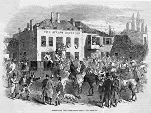 Surrey Historical Images Drucke: Epsom at Race-Time