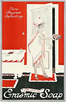 Vintage Soap Advertisement Drucke: Erasmic Soap advertisement