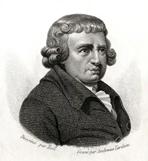 Historical Writer Images Drucke: Erasmus Darwin / Holl
