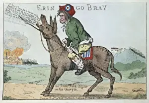 British Cartoon History Drucke: Erin go bray