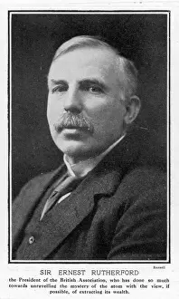 Physiker Drucke: Ernst Rutherfords