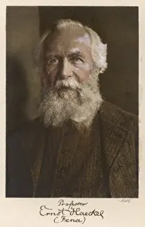 19th Century Scientists Drucke: Ernst Haeckel Age 75