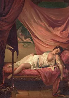 Classical Myth Art Drucke: Eros Visits Psyche