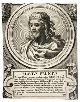 Iberian Peninsula History Drucke: Ervigius / Visigothic King