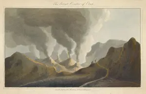 Sicily Travel Destinations Drucke: ETNA IN 1815
