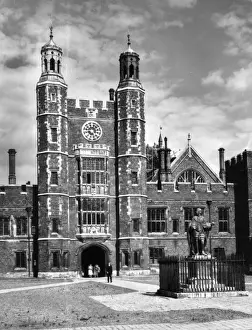 Tudor Architecture England Drucke: Eton College Clock Tower
