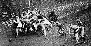 Eton College History Drucke: The Eton Wall Game, 1916
