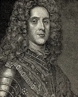 Austrian Military Commander Drucke: Eugene Of Savoy, called Prince Eugene (1663-1736)