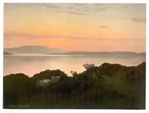 Old Coloured Prints Of England Drucke: Eventide, England