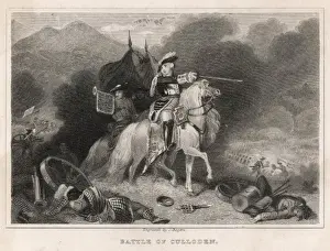 Jacobite Rebellion Drucke: Events / Culloden / Cumberld