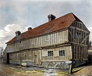 Bedfordshire Drucke: Eversholt/Armer Haus