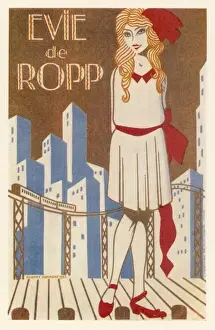 1920s Advertising Art Drucke: Evie De Ropp Poster