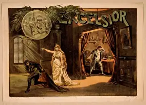Antique Posters For Sale Drucke: Excelsior