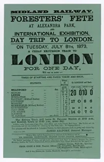 Victorian Era Travel Posters Drucke: Excursion Bill