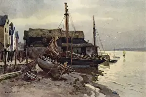 Drucke von Der Fluss Exe in Topsham, Devon Datum: um 1910 Topsham Drucke: Die Ausführung in Topsham
