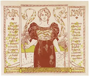 Art Nouveau Style Posters Drucke: Exhibition at Brussels 2