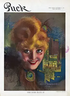 Puck Magazine Illustrations Online Drucke: The eyes have it