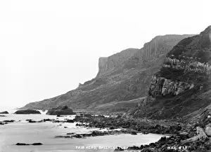Irish Coastal Views Drucke: Fair Head, Ballycastle