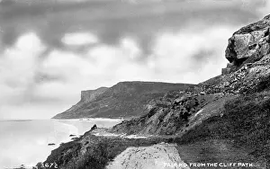 Northern Ireland Coastal Views Drucke: Fair Head from the Cliff Path