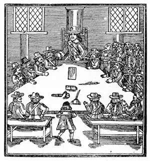 17th Century Portraits Drucke: Fairfax and Council