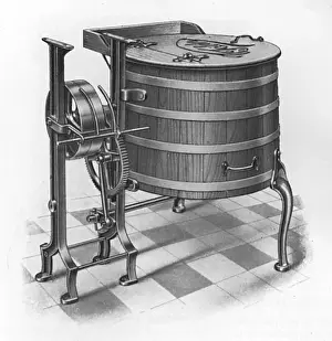 Washing Machine History Drucke: A Falda Washing Machine