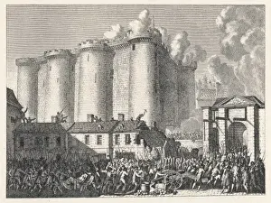 French Revolution Events Drucke: Fall of the Bastille