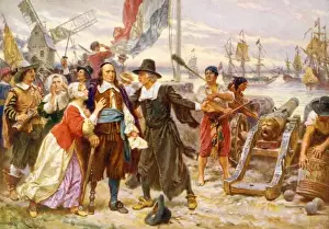 American Colonial Era Drucke: The fall of New Amsterdam
