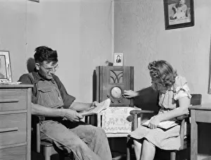 Drucke von Familie im FSA-Camp in Caldwell, Idaho - Datum: Juni 1941 Idaho Drucke: Familie im FSA-Camp in Caldwell