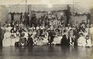 Vintage Fancy Dress Costumes Drucke: Fancy Dress Ball at Hotel du Parc, Villars sur Ollon