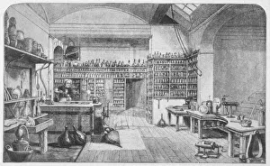 19th Century Science History Drucke: FARADAY (1791 - 1867)