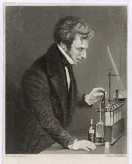 19th Century Scientists Drucke: Faraday / Cook / Anelay