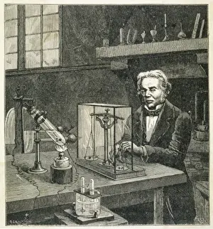 Michael Faraday Drucke: Faraday / Figuier
