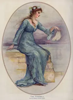 Edwardian Era Portrait Drucke: The Farewell by Marcella Walker