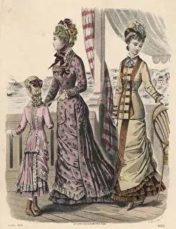 Victorian Fashion Drucke: Fashions for 1878