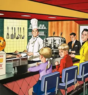 Mother Daughter Cooking Drucke: Fast order chef