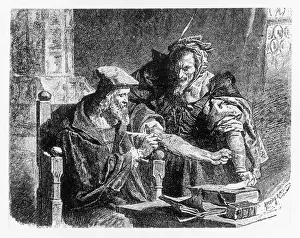 Abbildung Drucke: Faust macht seinen Vertrag