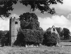 English Ruins Drucke: Fawsley Dower House