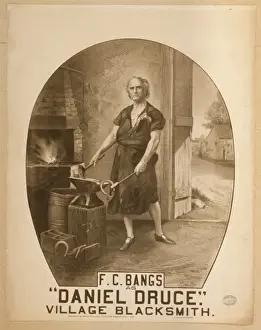 Vintage Sports Posters Drucke: FC Bangs as Daniel Druce FC Bangs as Daniel Druce
